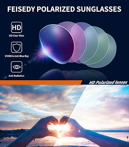 Miniatura 7 de FEISEDY Steampunk - Gafas de sol polarizadas redondas retro para mujeres y hombres, gafas de metal B2528, 47mm