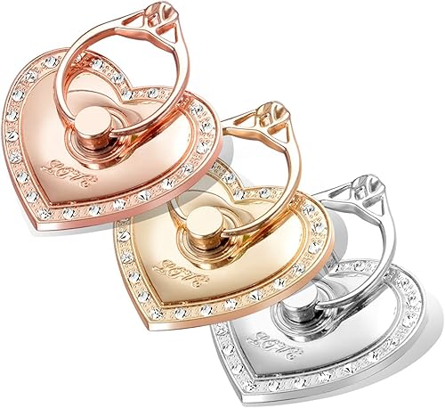 Miniatura 7 de Soporte para teléfono, de metal inoxidable reutilizable para teléfono y tableta, con diamantes para iPhone, iPod, iPad, Samsung y más (forma de