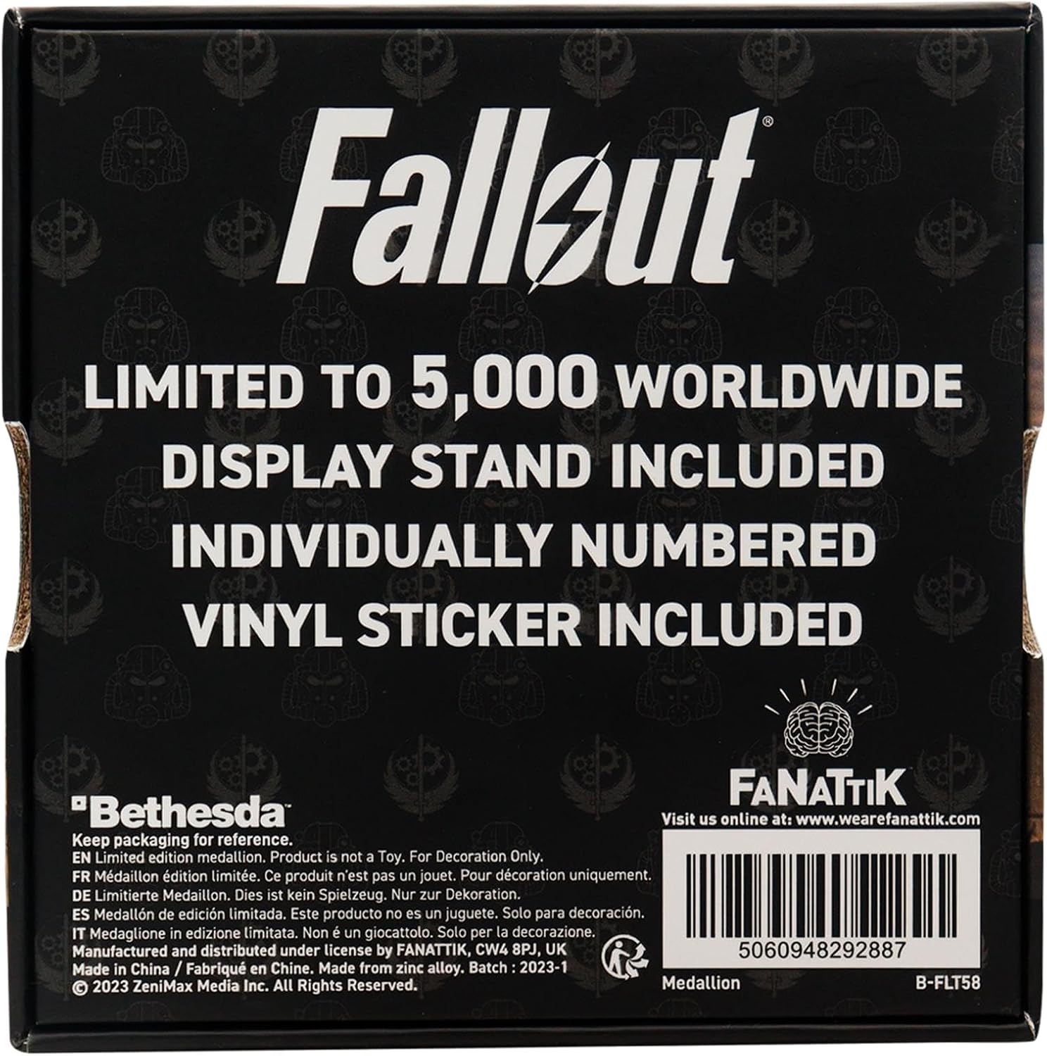 Fallout Limited Edition Brotherhood of Steel Medallion