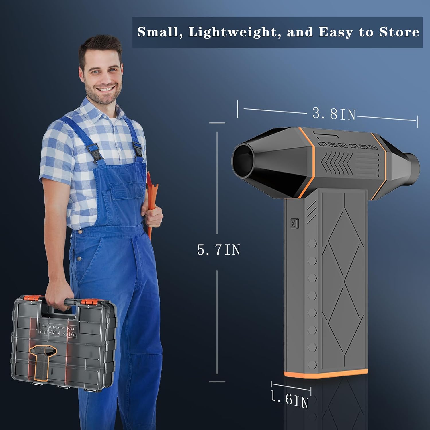 Compressed Air Duster,180000RPM Jet Dryer Blower，3 Gear Electric Air Portable Duster for Computers Outdoors,Car,Home.Handheld Air Dust Blower,Dust/PC/Keyboard Cleaner