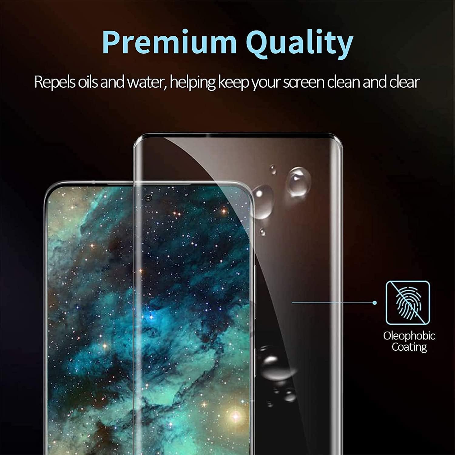 [2+2 Pack] Galaxy S10 Screen Protector, 9H Tempered Glass Include a Camera Lens Protector,Ultrasonic Fingerprint Compatible,HD Clear,3D Curved for Samsung