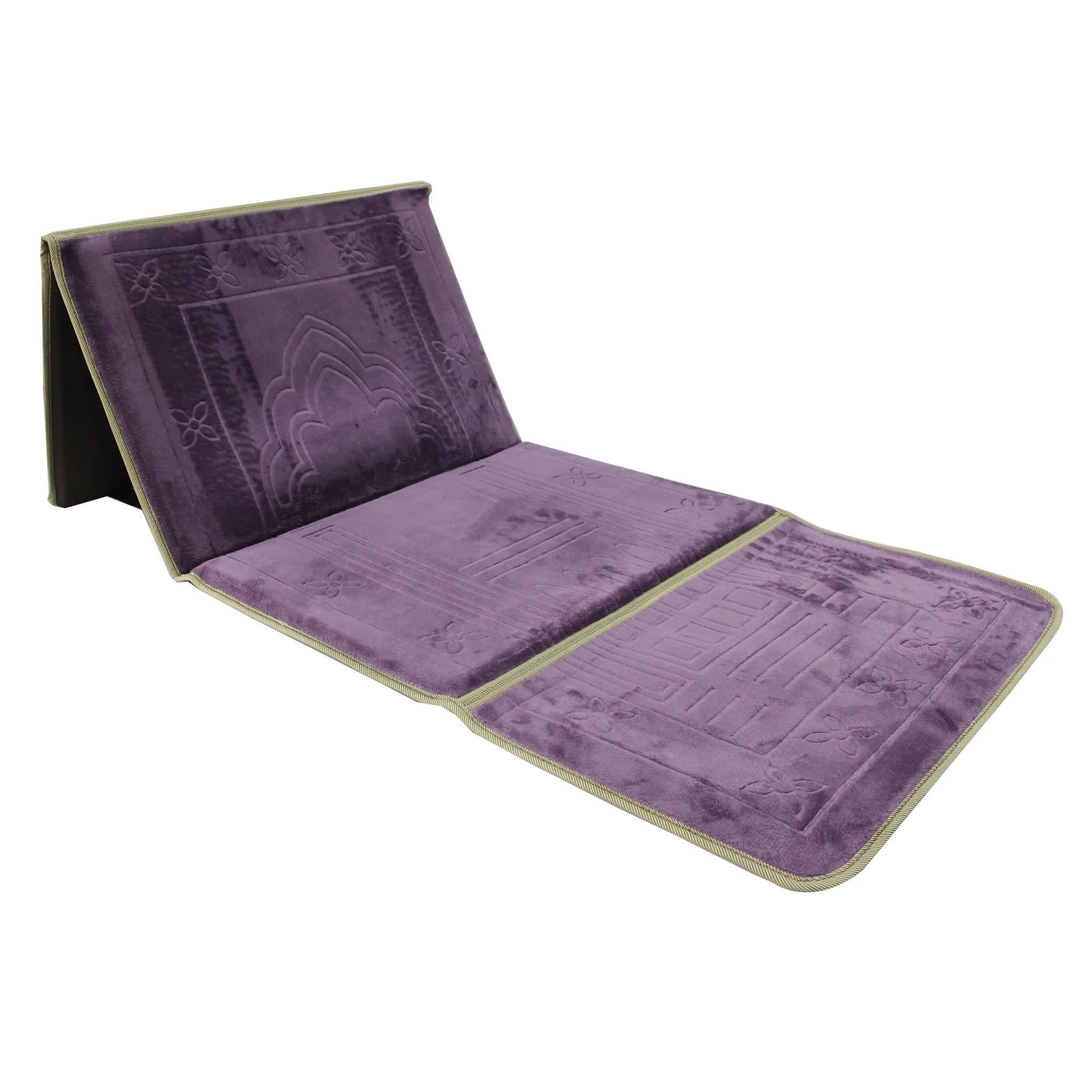 Al-Sondos carpet with backrest.(Purple)