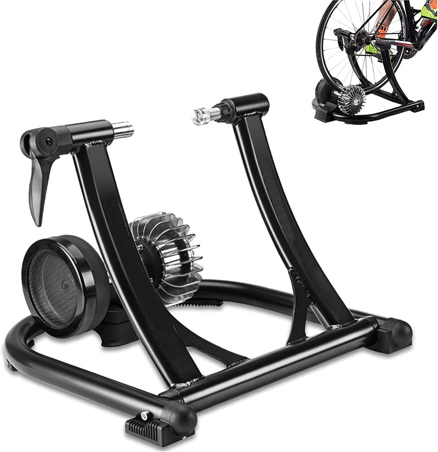 Indoor Exercise Resistance Trainer,Stand Bicycle Exercise,Silent Liquid Resistance Bike Trainer, Bike Trainer Stand