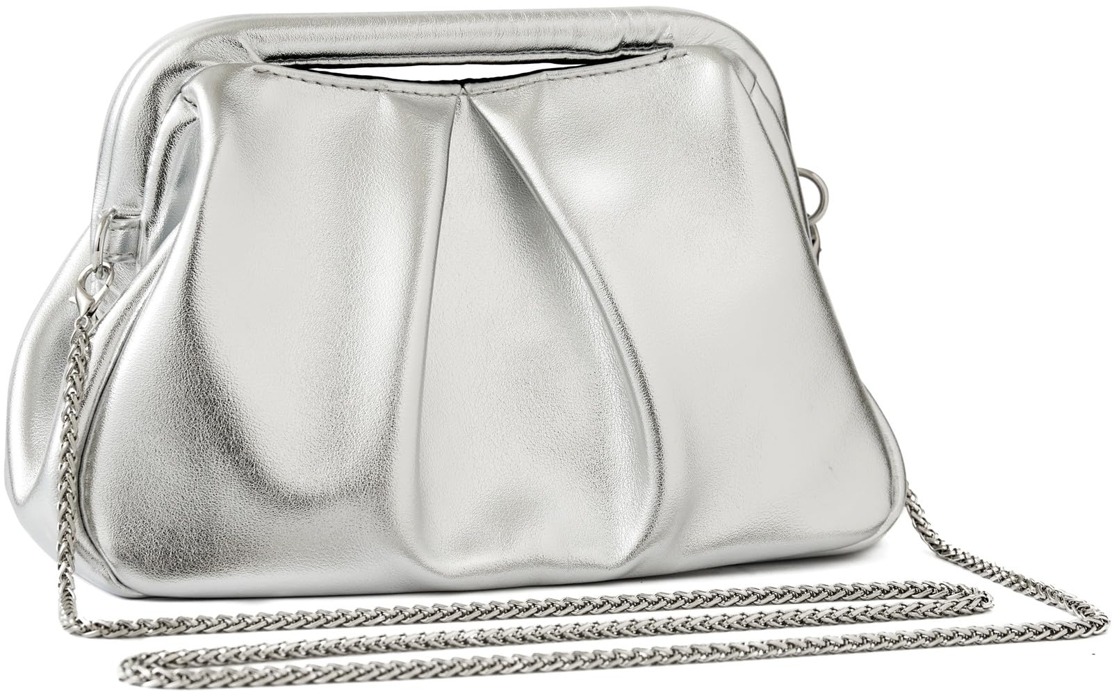 Bolso de noche para mujer, bolso de mano con asa superior, bolsa de mano de cadena desmontable, bolsa cruzada para fiesta o boda