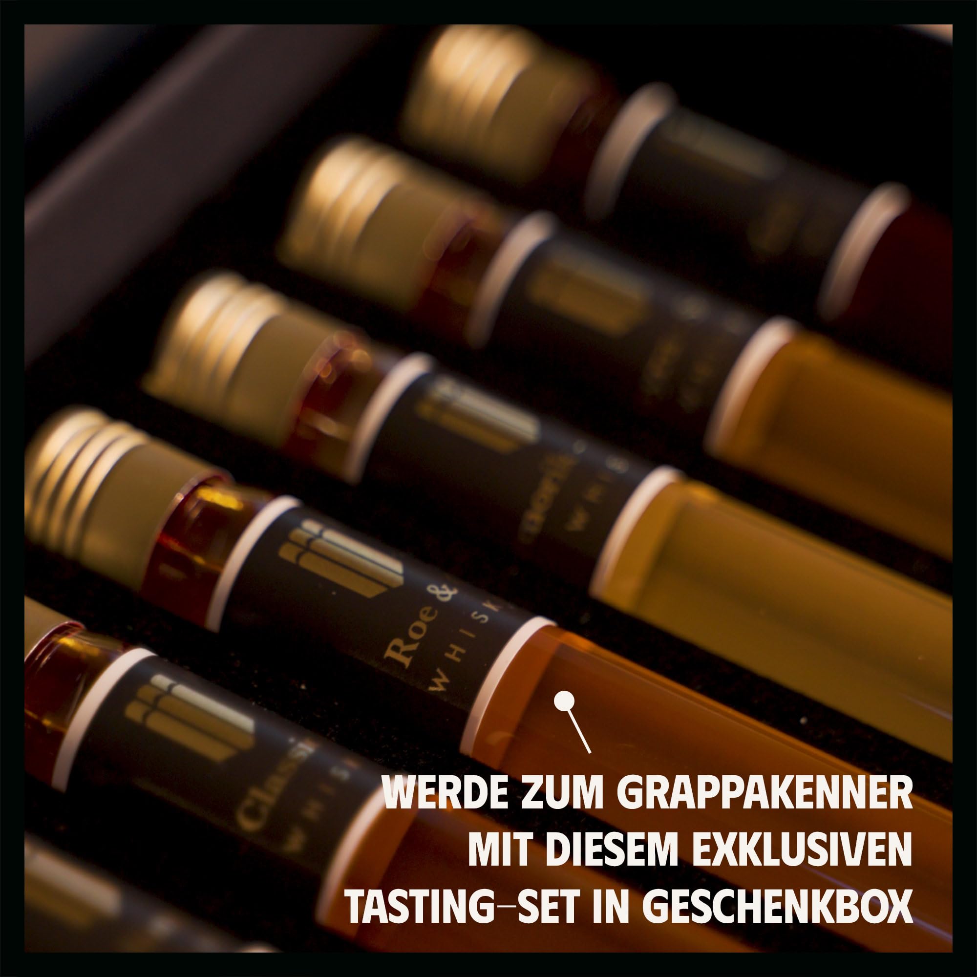 Grappa Tasting Probierset 6 Fläschchen Verkostung im Geschenkset