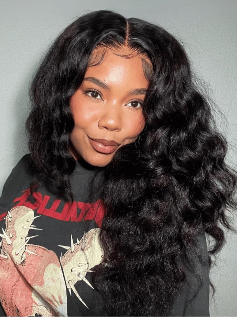 UNICE EasiContour V-Part Wigs Human Hair Kinky Straight Glueless Clip in V-Part Wigs Magic Leave Out Upgrade U-Part Wig Ready to Go Beginner Friendly 150% Density 18 Inch