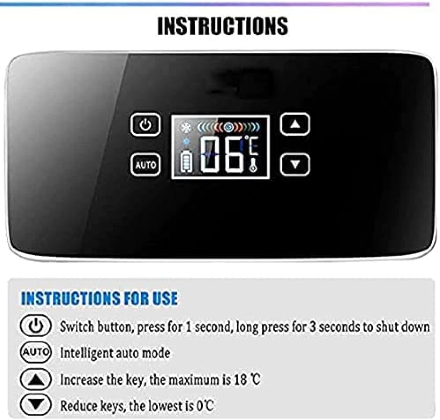 Refrigerated Case For Insulin Cooler, Refrigerated Container For Medicine, 3 Degree Alarm System, Travel Box For 2-8℃ Medicine For Home, Car, Home