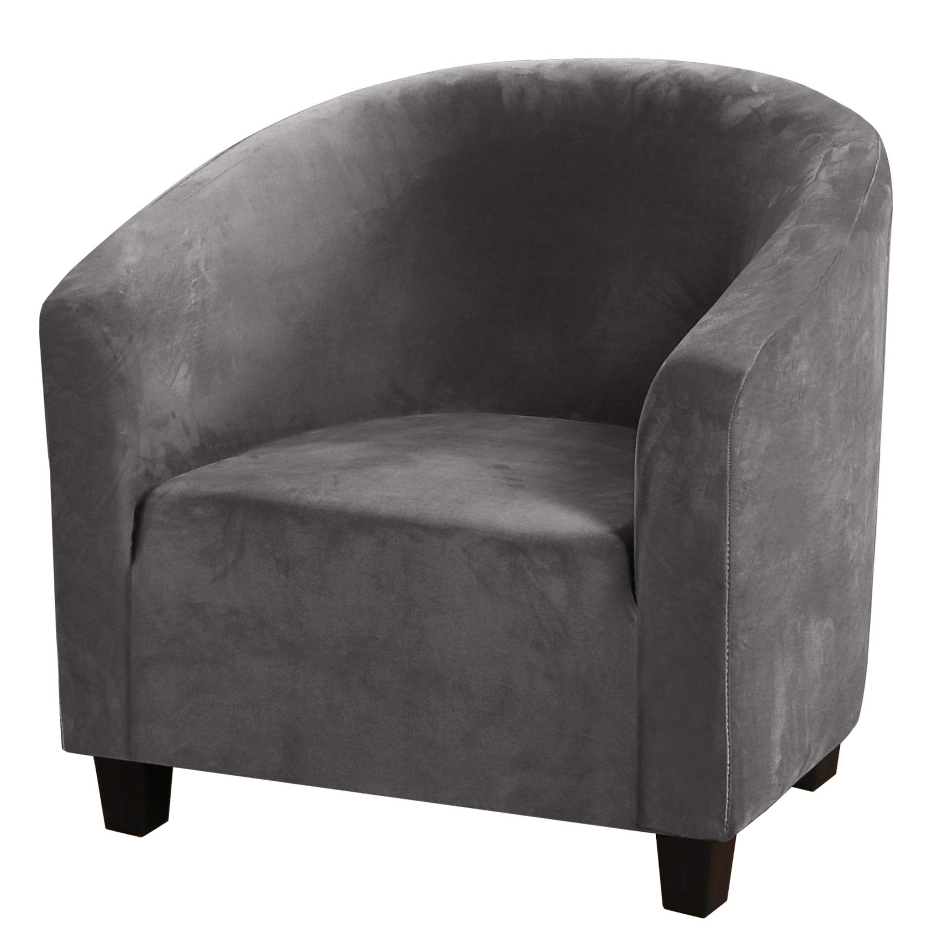 Funda de terciopelo para sillón club OBASDFD elástica lavable antideslizante modelo B