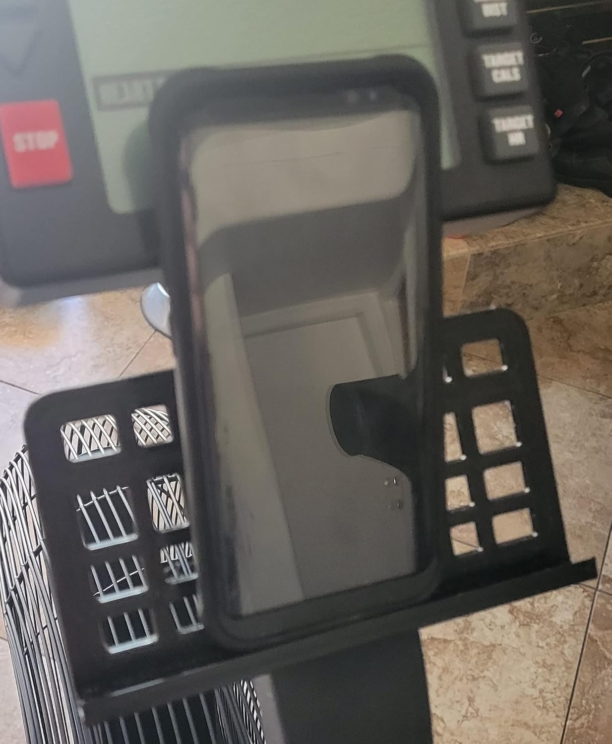 LinuxBuilder Rogue Echo Bike Phone Holder Air Assualt Bike