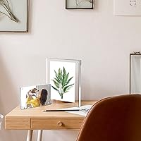 Vista 7 de Syntrific Marco de fotos acrílico de 5 x 7, 5 unidades, marco de fotos acrílico de alta calidad, marcos magnéticos transparentes