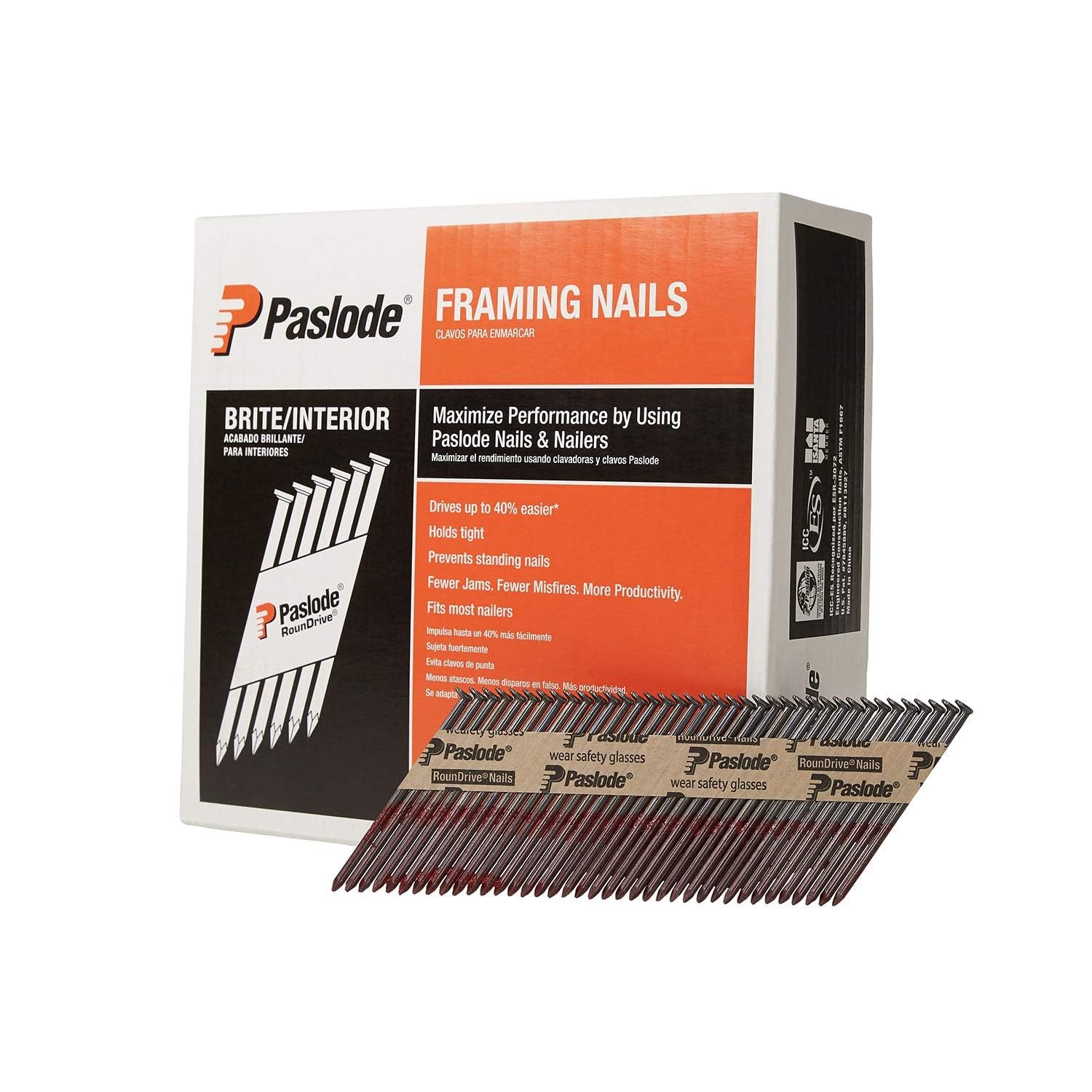 Paslode Brite Framing Nails - 3" x .131" -1