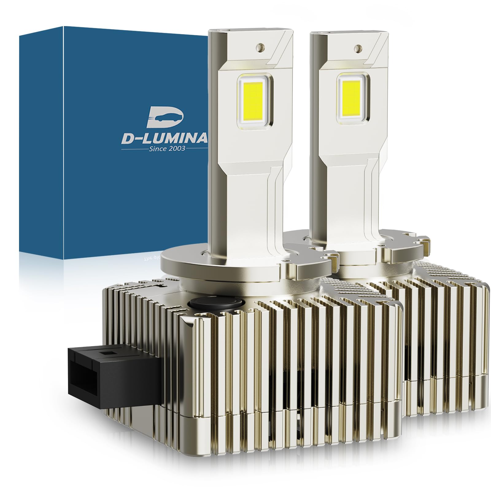 D-Lumina D1S D1R LED Lampadine LED per auto a prova di errore 100% Canbus 130W 26000LM Sostituisci lampadine allo xeno HID OEM Plug and Play - 2 lampade