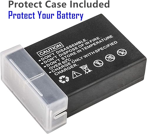 Miniatura 2 de Kastar Paquete de 2 baterías + kit de cargador para batería Canon LP-E17 LC-E17, cargador LC-E17C y Canon EOS M3, EOS Rebel T6i T7i T8i, EOS Rebel