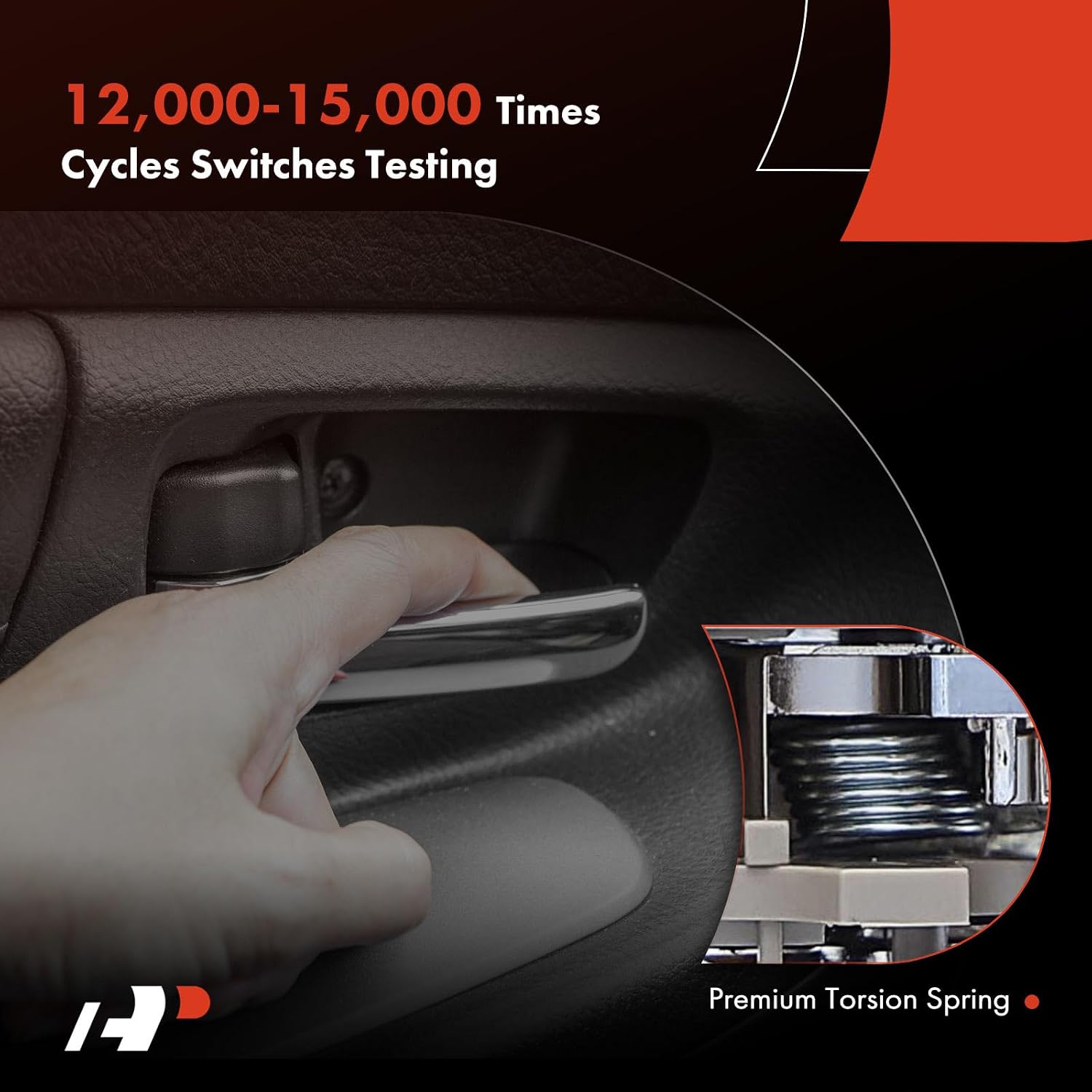 A-Premium Inside Interior Door Handles Compatible with Toyota Camry 2002 2003 2004 2005 2006, Chrome & Beige, 2-PC Set, Front or Rear Driver and Passenger Side