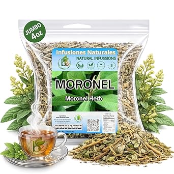 Moronel Herbal Tea 4 oz - Premium "Planta de la Vida" Synadenium grantii - Wildcrafted Loose Leaf Tea from Mexico - 100% Natural, Caffeine-Free, Vegan - Authentic Mexican Herbs by BEXPERTSUSA