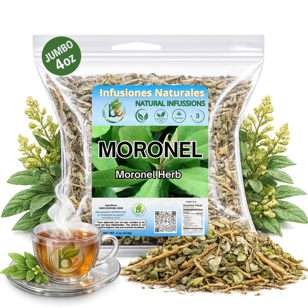 Moronel Herbal Tea (4 oz) - Premium "Planta de la Vida" (Synadenium grantii) - Wildcrafted Loose Leaf Tea from Mexico - 100% Natural, Caffeine-Free,