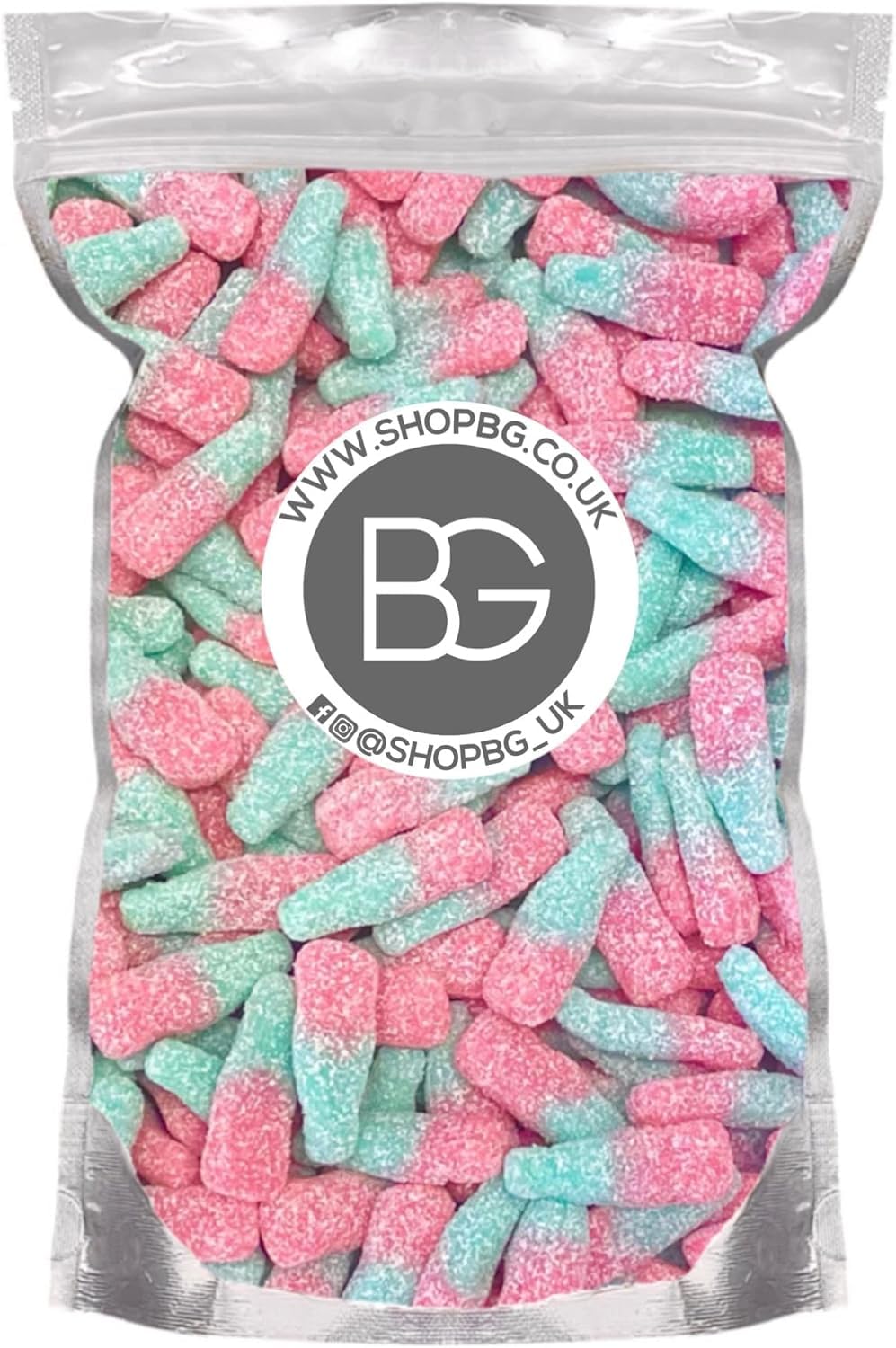 BG Pick & Mix Sweets Candy Pick n Mix Choose Your Sweetie Pouch 800g (- Fizzy Tutti Frutti Bottles)