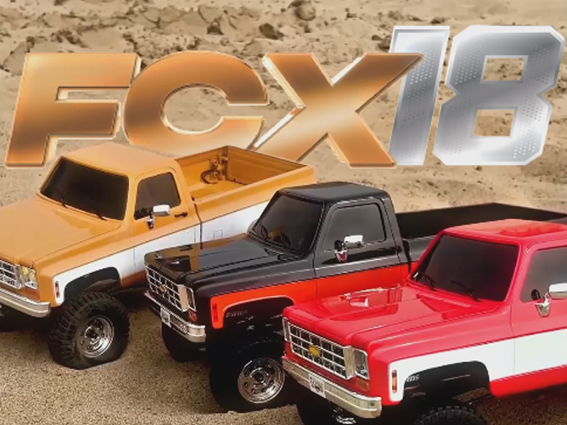 Amazon.co.jp: FMS 1/18 RC クローラー FCX18 Chevy K10 ラジコンカー
