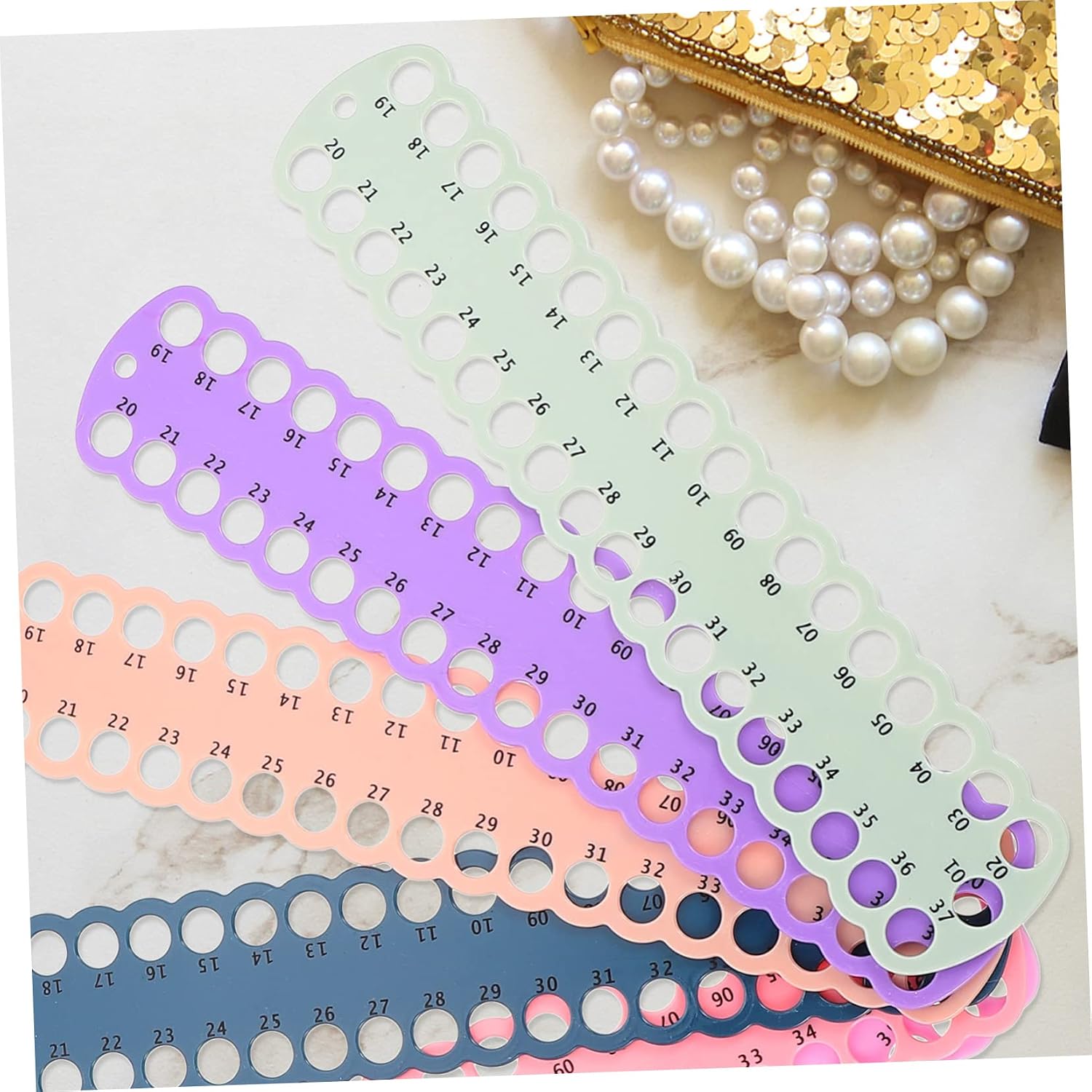 BELLIFFY 6pcs Thread Holder Durable Household Embroidery Organizer for Cross Stitch and Floss Storage Convenient Thread Classification System