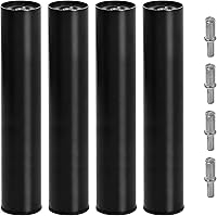 Vista 7 de Patas de metal de 2 pulgadas de repuesto para base de cama ajustable eléctrica, tornillo no ajustable en patas cortas