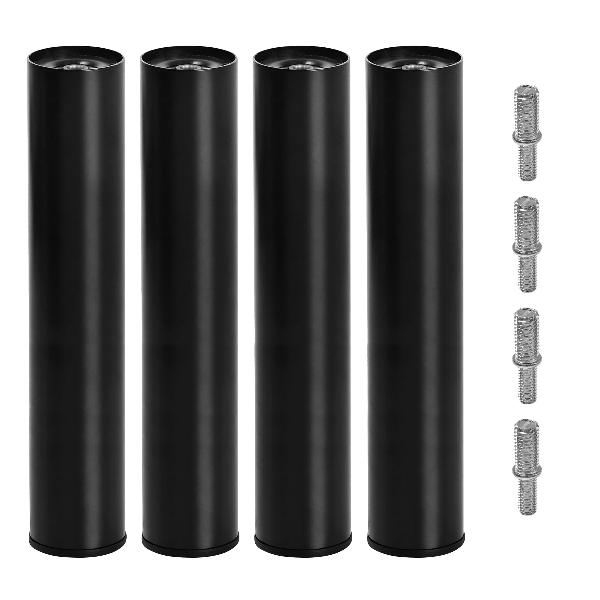 Skuehod 13 Inch Metal Bed Legs Replacement for Electric Adjustable Bed Base Frame, Tall Bed Feet Screw in, Set of 4