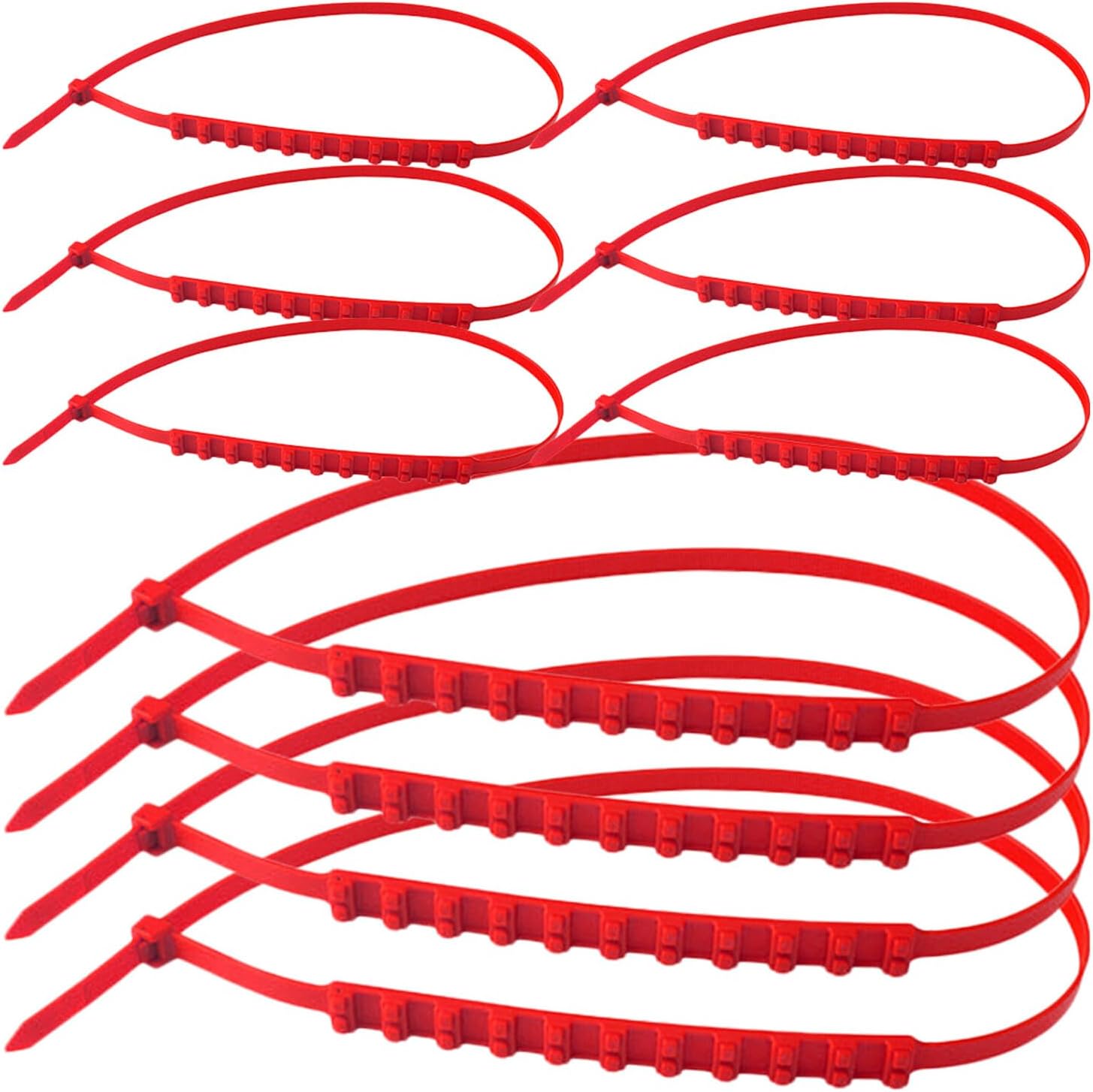 10Pcs Car Tire Chains Anti-Skid Snow Cable Ties Emergency Traction Chains for Passenger Cars and Trucks Winter Driving on Snow and Ice