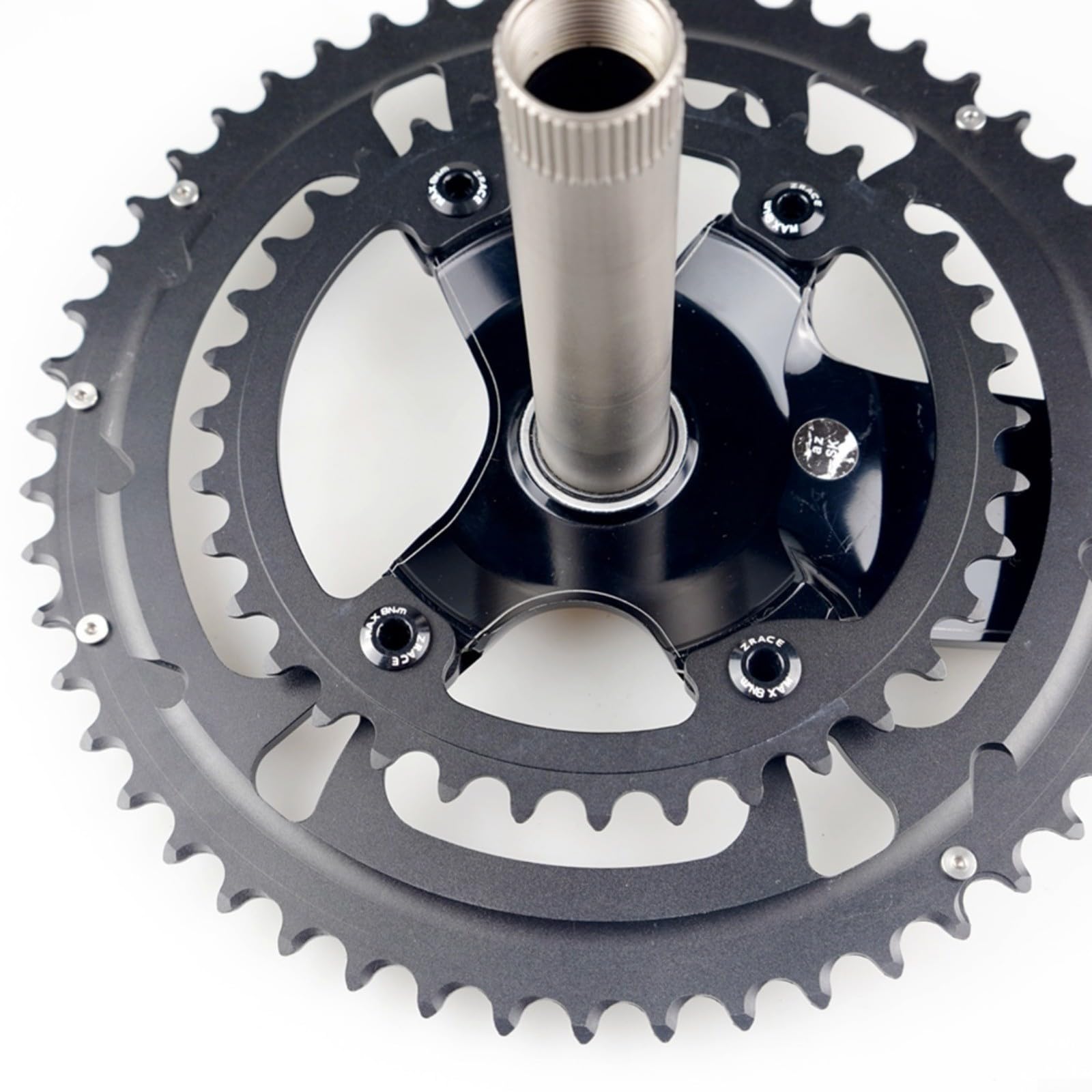 Set di corone per bici da strada per 105/Ultegra/Dura-Ace (50-34T/52-36T/53-39T), 7075-T651 in alluminio lavorato a CNC doppia corona 110BCD, compatibile con guarniture R7000/R8000/R9100 (34/50T)