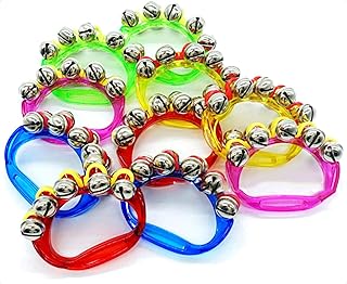 COLORBIRD ハンドベル 10個 5色 鈴 楽器 カラオケセット 熊 熊鈴 熊よけ鈴 (10個セット)