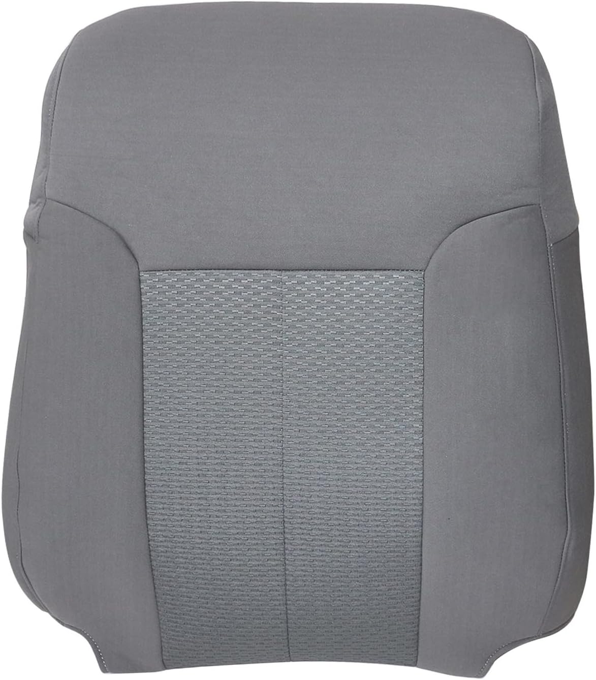 SecosAutoparts Driver Side Top Lean Back Replacement Cloth Seat Cover Gray #MS US or CS Compatible with Ford F-150 XLT XL 2011 2012 2013 2014