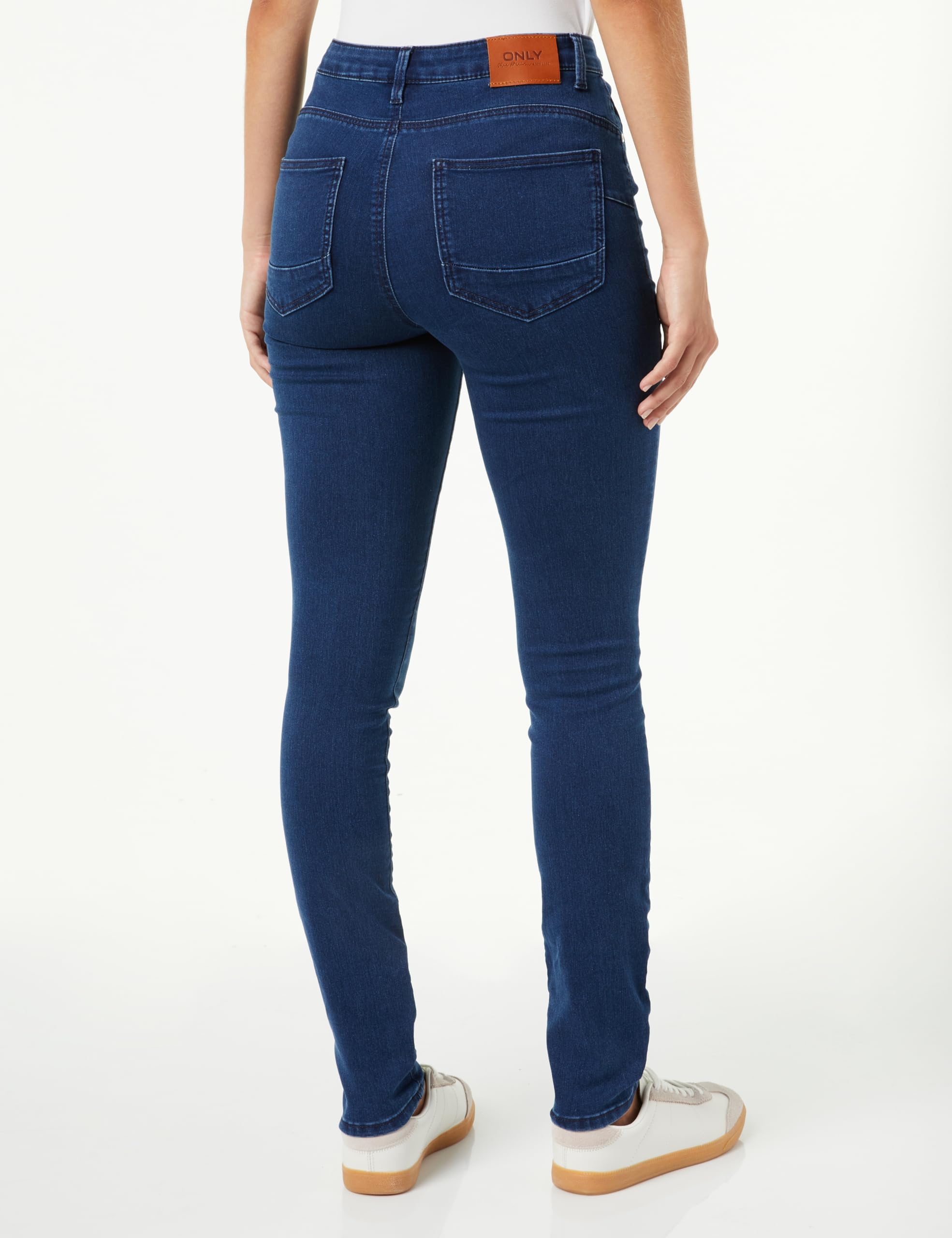 ONLY Onlpower-royal Hw Push Up Skinny Dnm Ext Jeans Donna