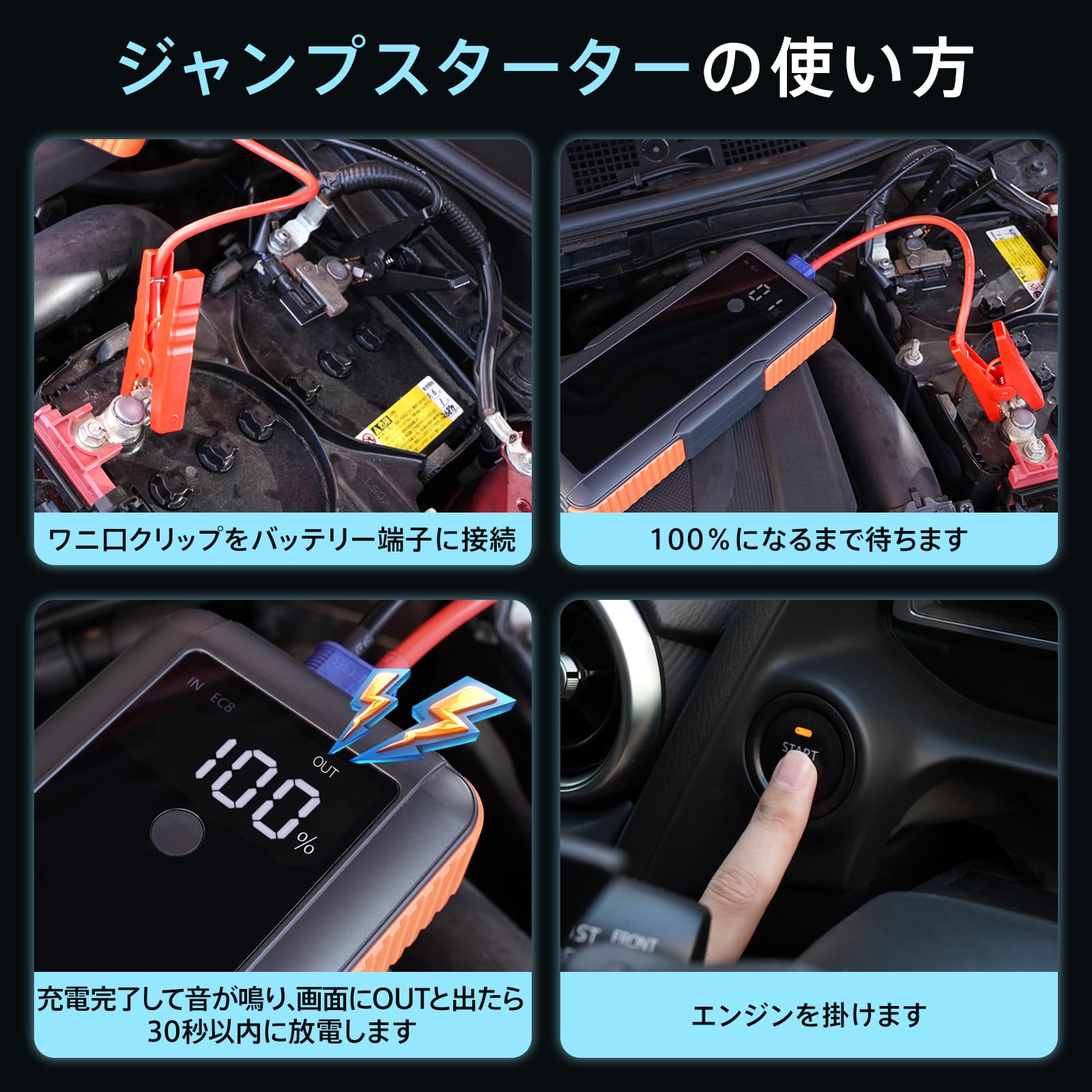 GS6v,, と12v切り替え可能バッテリー上がりやそういう時に役立つ逸品 GS6v,, と12v切り替え可能バッテリー上がりやそういう時に役立つ逸品