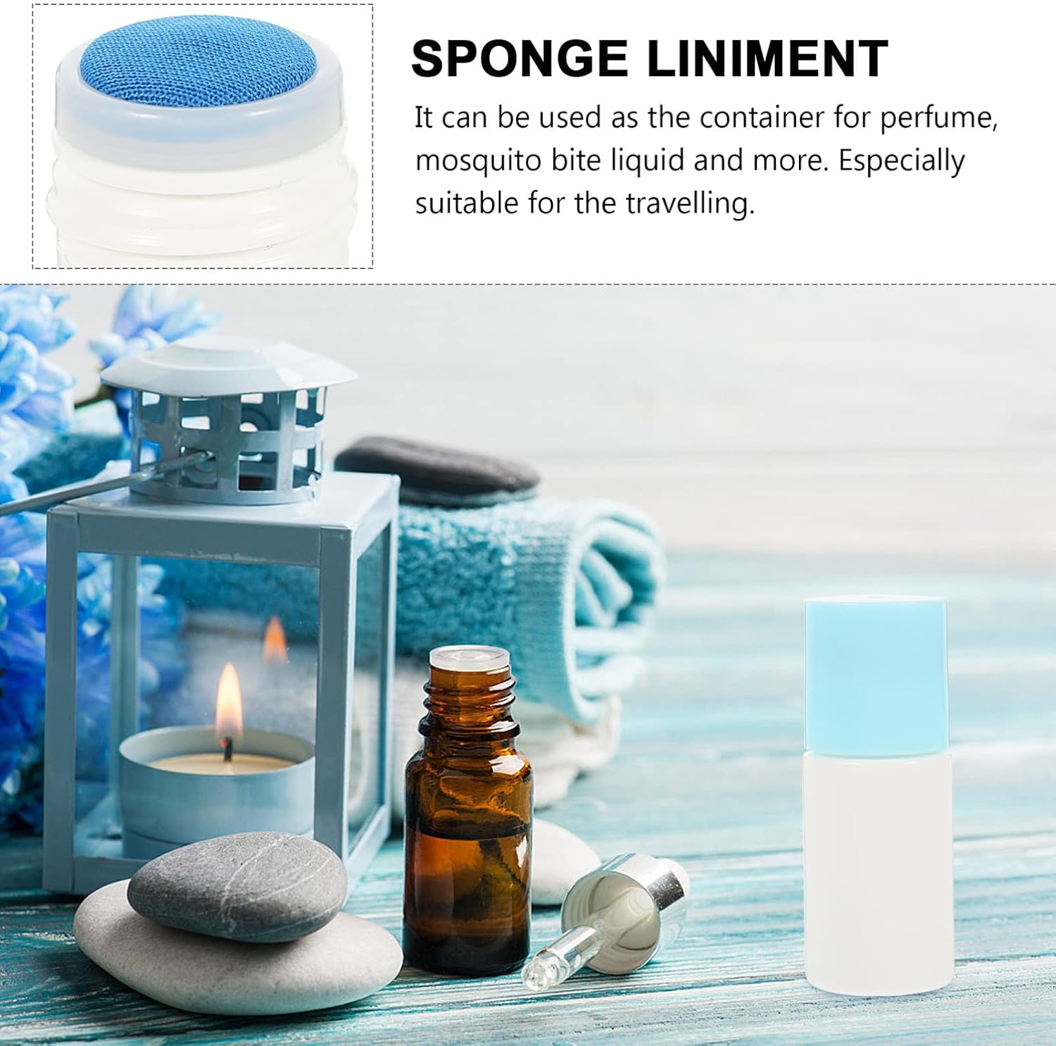 Sponge Head Bottle Applicator Bottle 10Pcs 20ml Sponge Head Applicator Bottles Bottle Refillable Bottles Graffiti Mop Empty Bottle for Home Travel Travel Containers