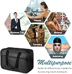 FITDON Full Size Toiletry Bag Large Travel Wash Bag, Portable Makeup Bag Organizer Waterproof Shaving Bag Gym Shower Bathroom Bag, Black