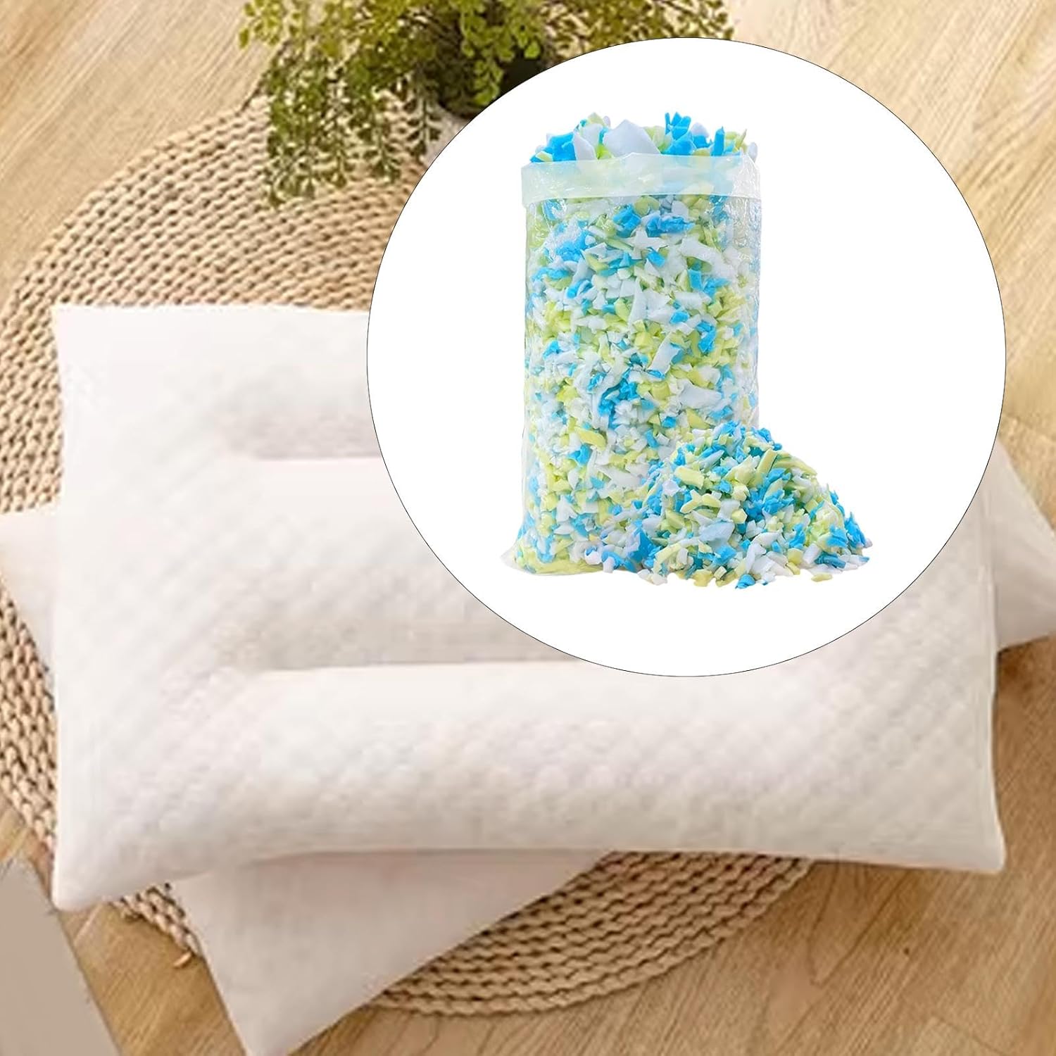 Shredded Memory Foam Filling Bean Bag Filling DIY Supplies Comfortable Stuffing