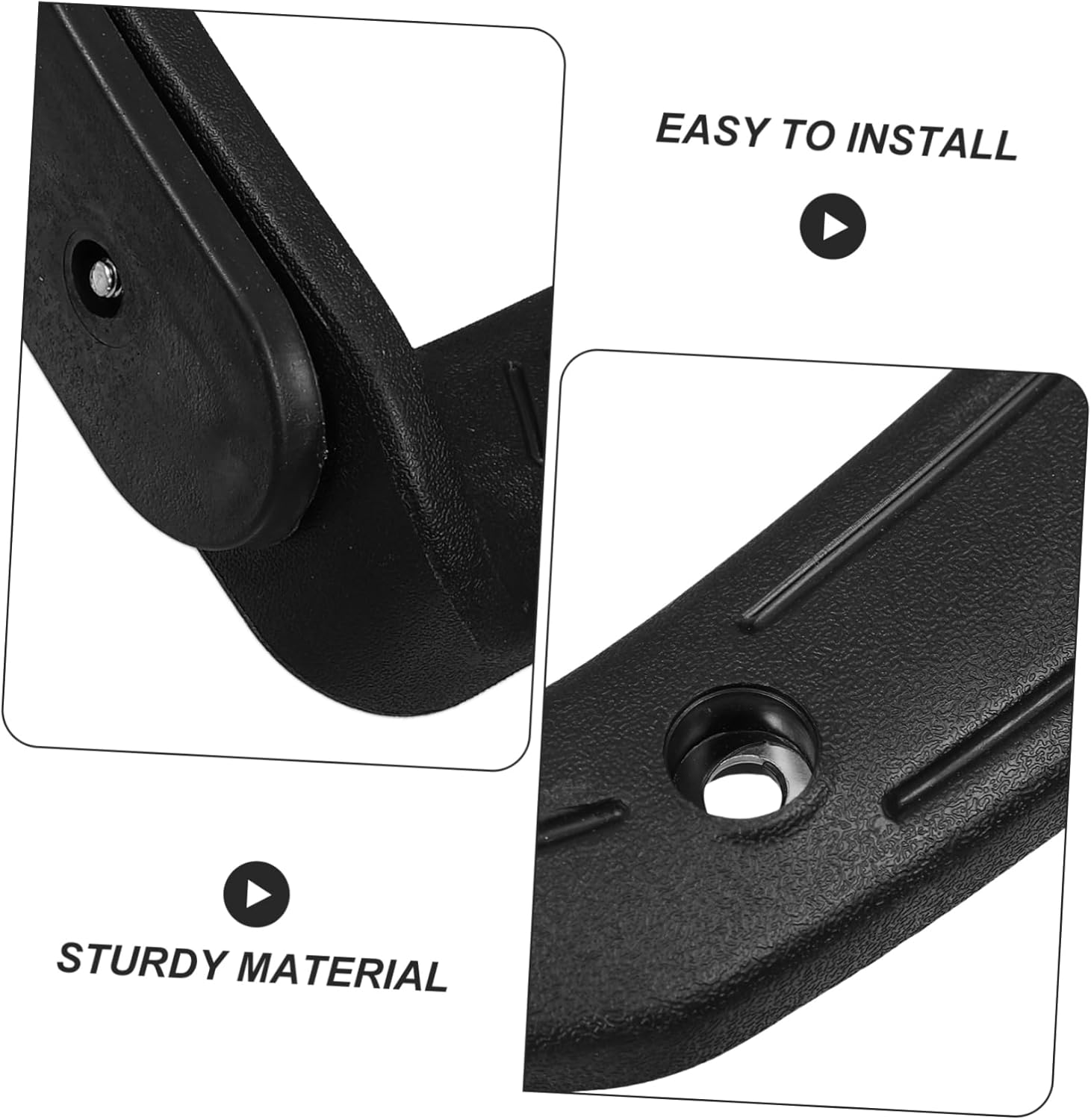 Daily Use Armrest Replacement Parts Office Chair Armrest Pads Plastic Chair Accessories Simple Style for Home Office