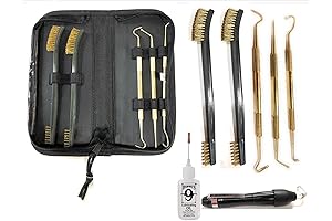 Tac Pak 9 Pc Plastic Dental Picks & Brushes Set