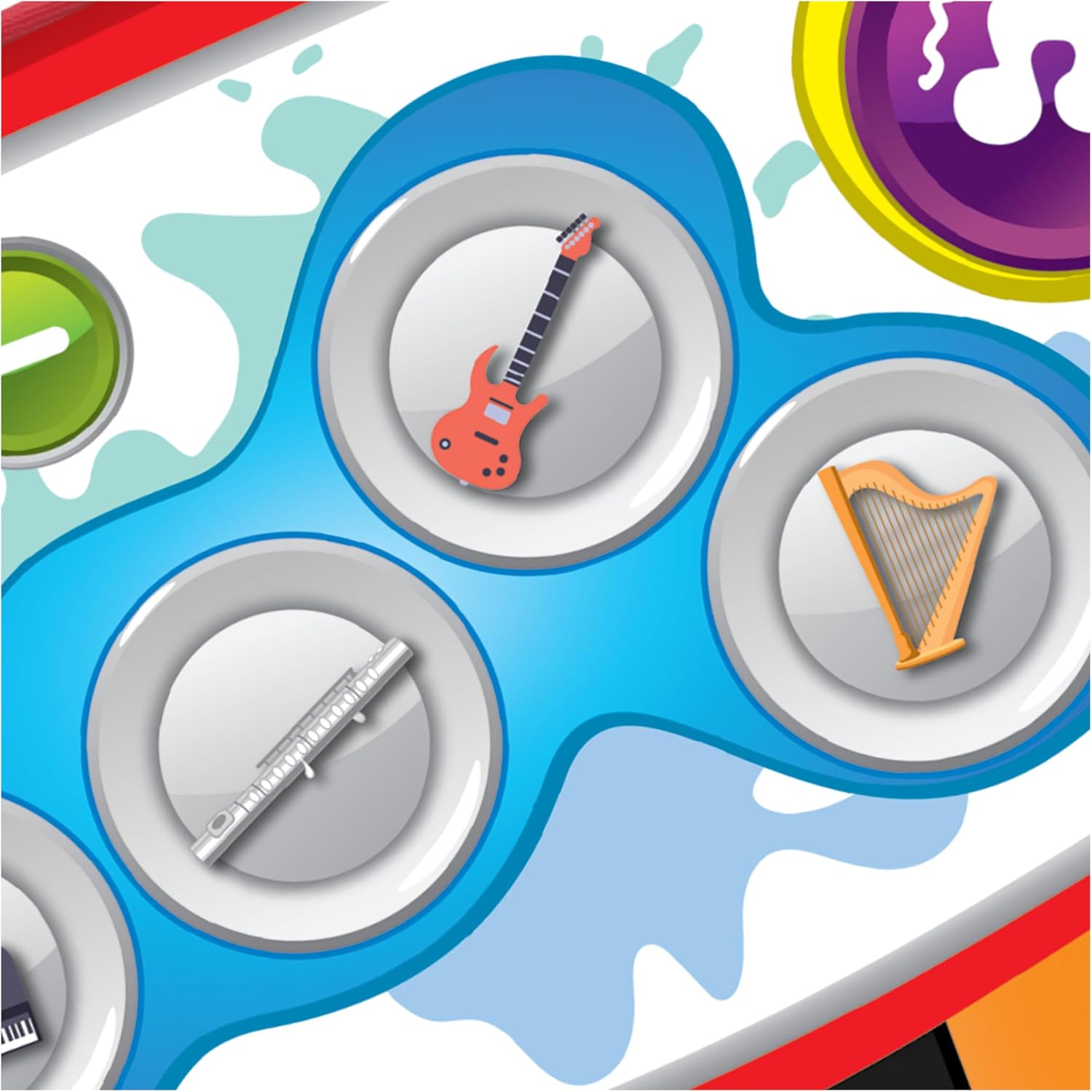 Winfun Step to Play Jumbo Piano Mat Musical Mat with 24 Giant Piano Keys, 8 Instrument Sounds, Rhythm Selections, Demo Songs, Record & Playback Features - Perfect for Kids 4+ Years 6ft x 2ft