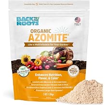 Back to the Roots 100% Organic Azomite | Made in the USA | Enhances Nutrition, Flavor & Color for Indoor and Outdoor Plants