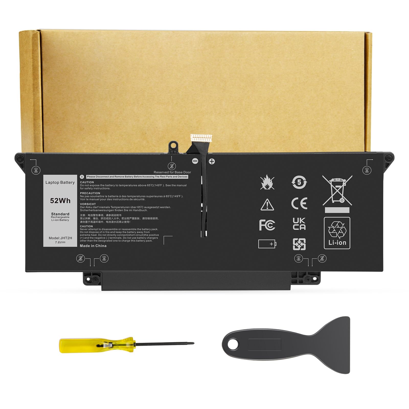 Amazon.com: Futurebatt JHT2H Replacement Laptop Battery for Dell