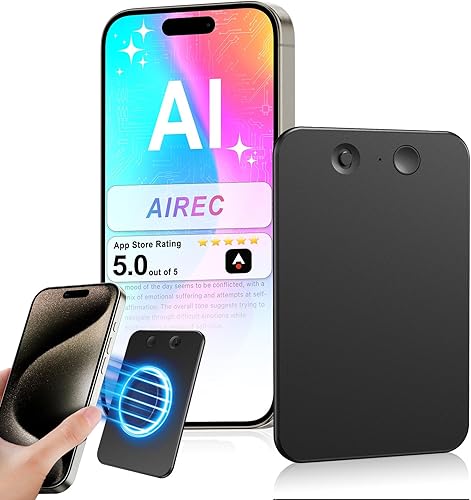 Grabadora de voz AI, grabadora de voz de notas de 64 GB con transcripción, mapeo mental y resumen de IA, grabadora de voz digital con aplicación,