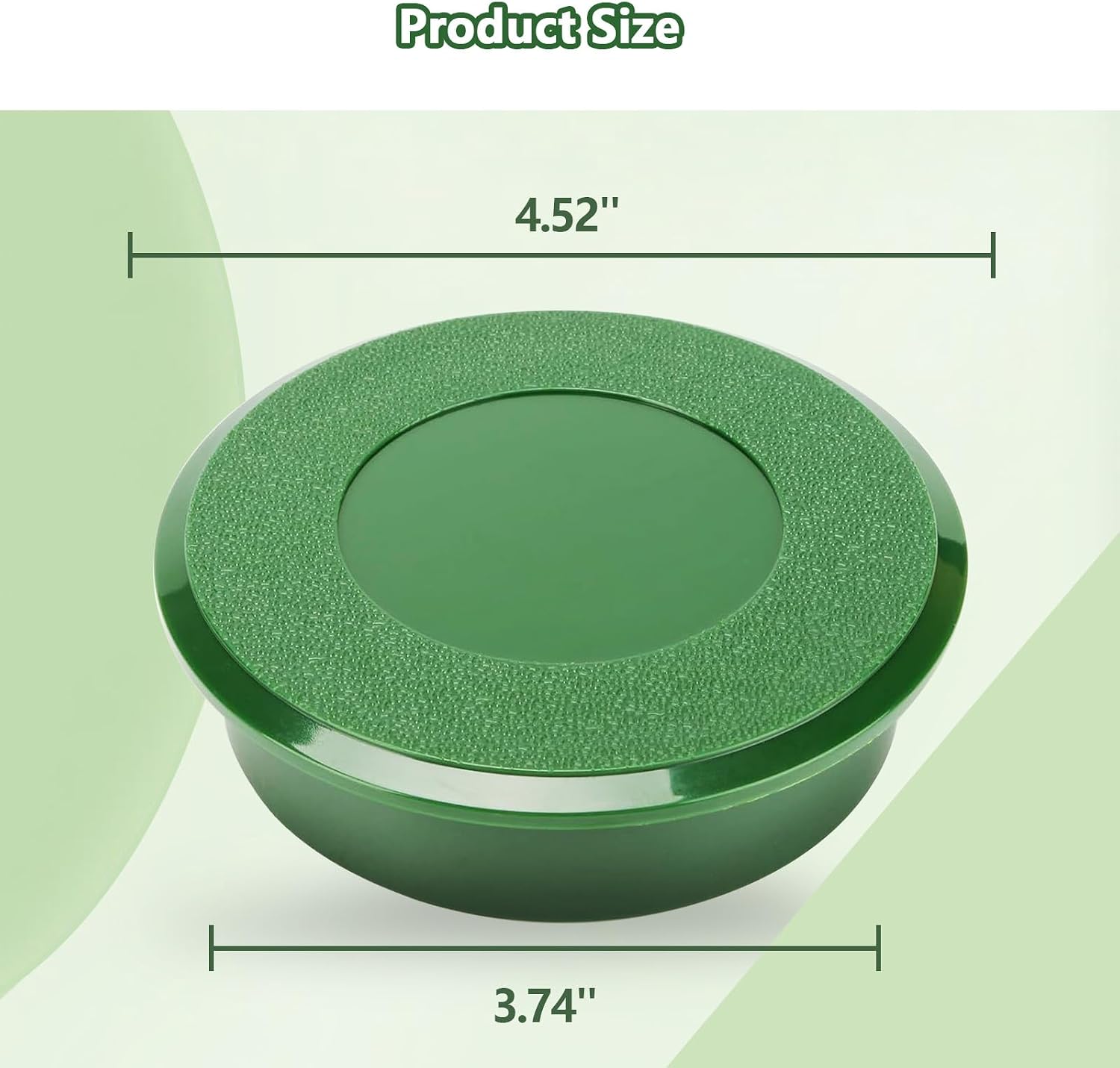 4 Pack Golf Hole Cup Covers – Fits Standard 4.25" USGA Cups, UV-Resistant ABS Golf Hole Protectors for Practice Greens, Backyard Putting & Multi-Purpose Use