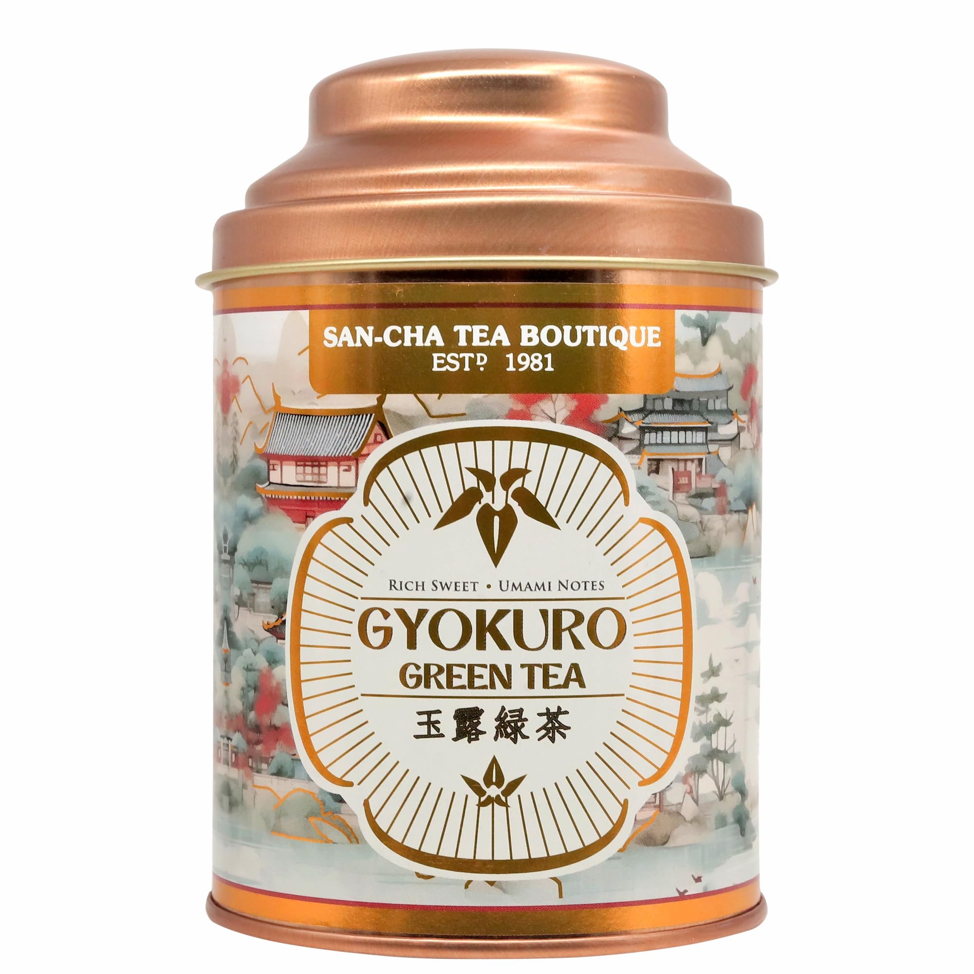 Sancha Tea Boutique, Gyokuro Green Tea, Premium Japanese Green Teas, Rich & Sweet Umami Notes, Jewel Dew & Highest Grade Japanese, 50g Loose Leaves-image-19