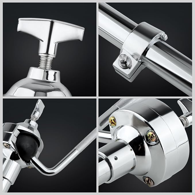 Soporte metálico ajustable para tom de batería miniatura 7