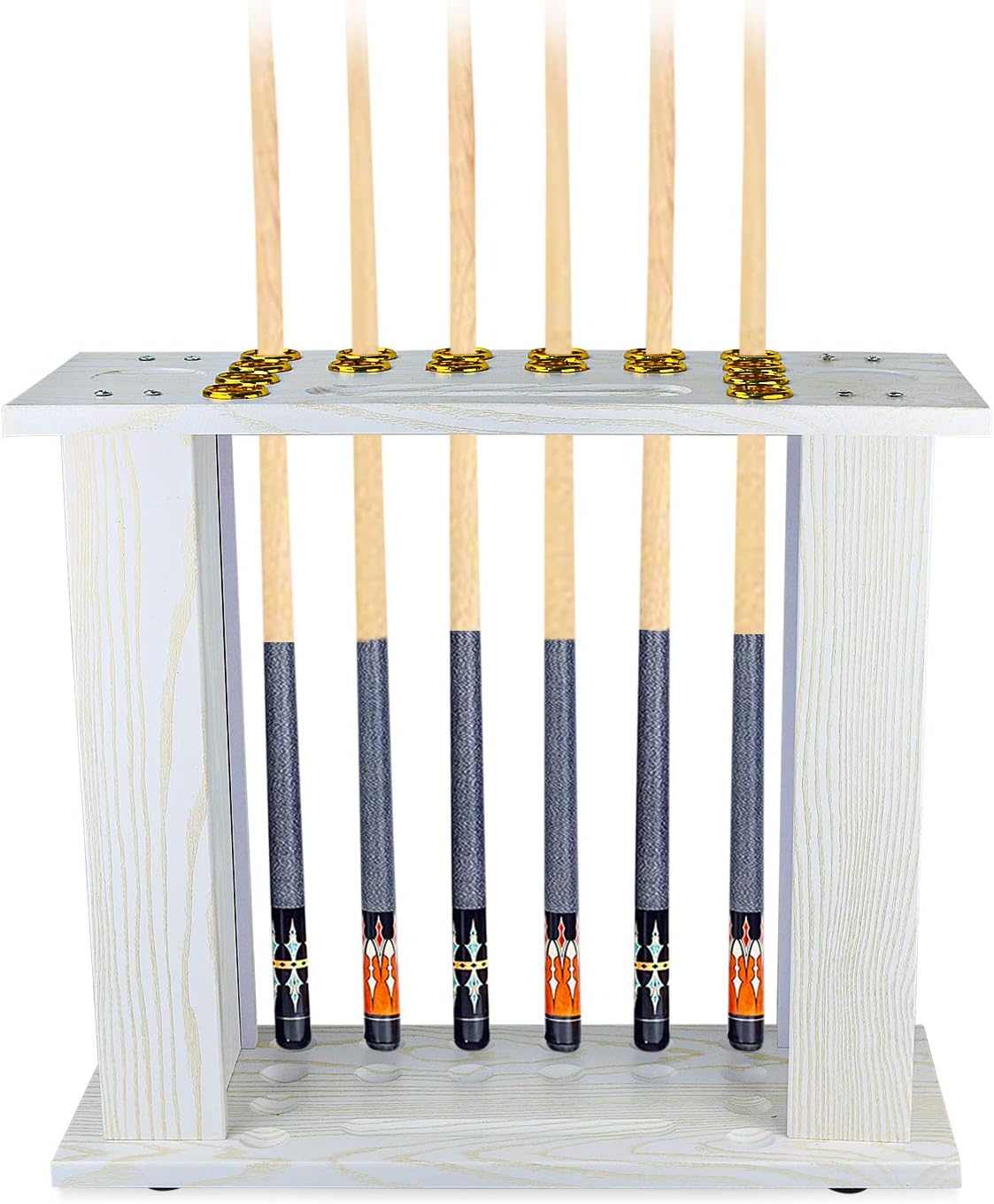 Fitlyiee 16 Billiard Cue Racks, Wood Pool Cue Racks