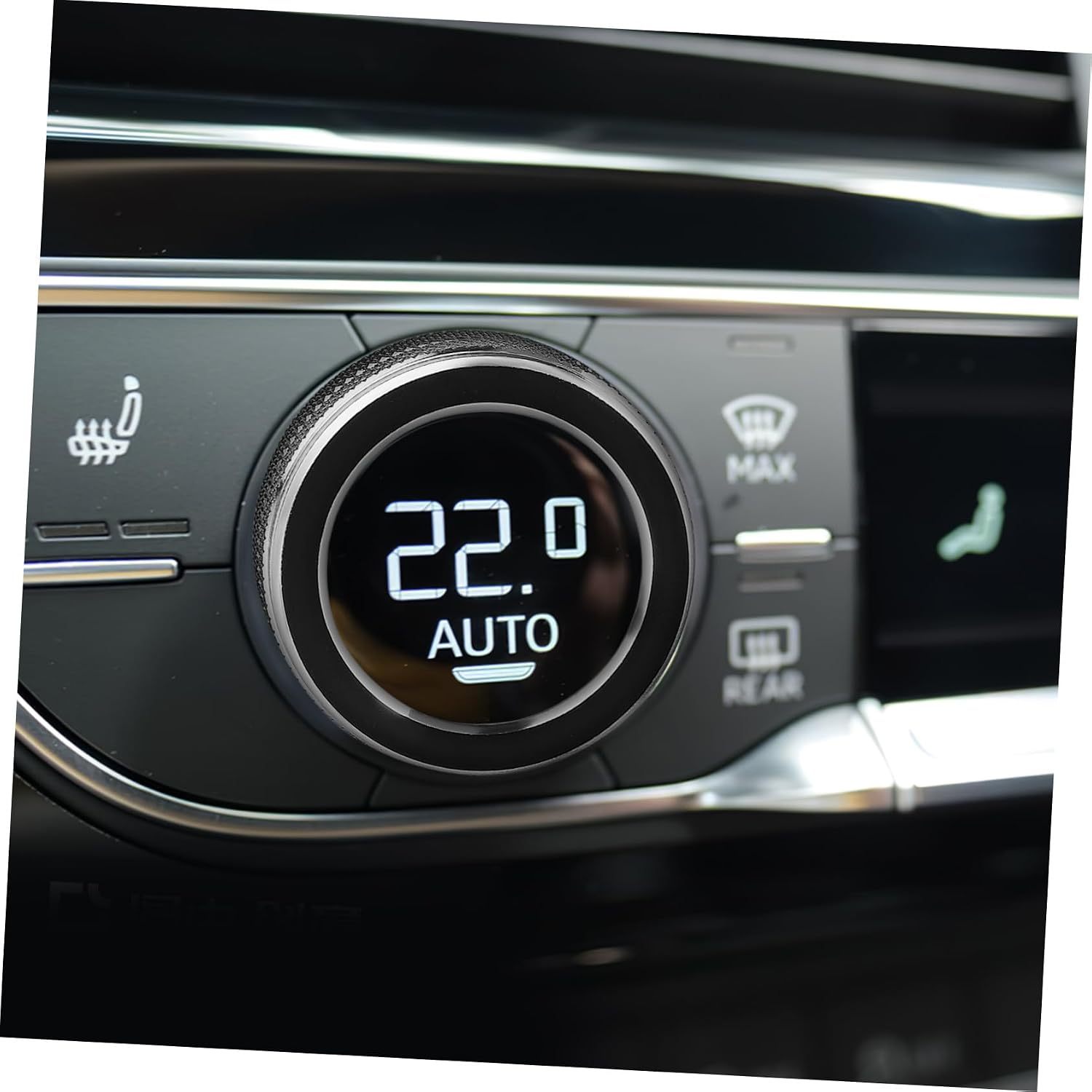 2Pcs Air Conditioning Knob Trim Rings for Stylish Protective Covers with Improved Grip Secure Fit and Enhanced Interior Aesthetic Auto Accessories for Car Air