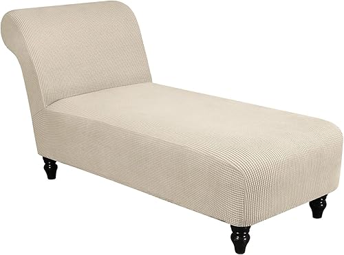 Funda para tumbona sin brazos, funda elástica para sofá con tela jacquard suave, fundas de sofá impermeables y lavables, para sala de estar,