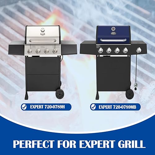 Miniatura 2 de EG - Kit de piezas de parrilla para parrilla experta de 4 quemadores 720-0789H, piezas de repuesto para parrilla de gas Expert 720-0789MB, rejillas