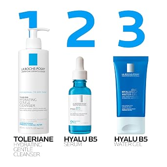 La Roche-Posay Hyalu B5 Water Gel Face Moisturizer, Hydrating Face Cream With Hyaluronic Acid, Lightweight & Non-Comedogenic, Minimizes Pores, All Skin Types & Sensitive Skin Tested, 1.35 fl oz