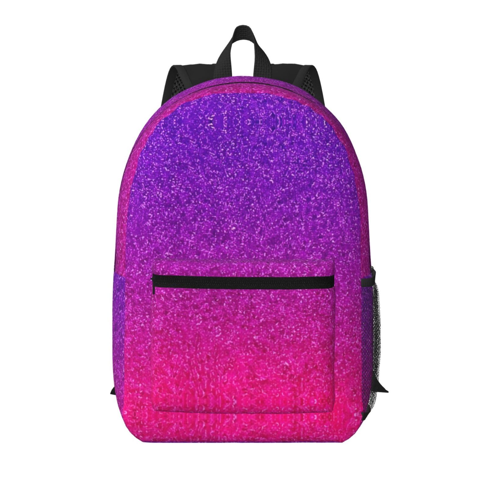 Sac à dos tendance noir bicolore taille unique avec compartiments de rangement - 8