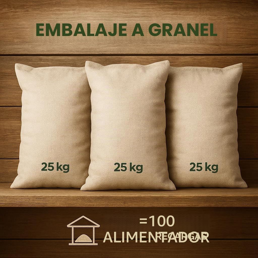 GiDeli Pienso para pájaros de 30 kg, alimento para pájaros silvestres todo el año, alimento para garrapatas tanto para invierno como para verano, contiene semillas de girasol negras